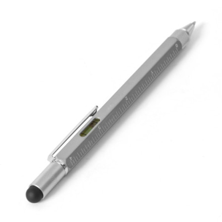 Ручка MULTI-TOOL 5 в 1, метал під нанесення зображення