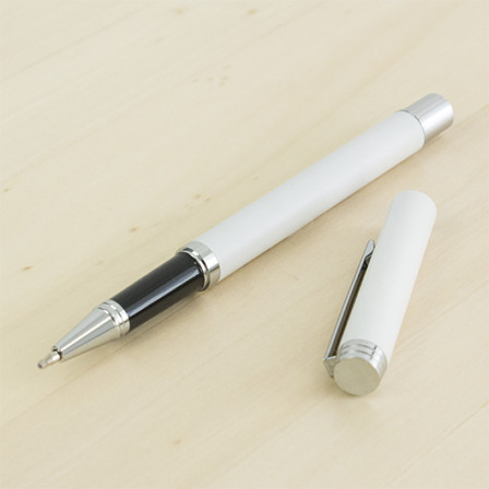 KRAPPA, Ручка-ролер з фоном під дзеркальне лого, алюміній