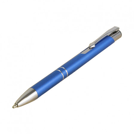 Ручка металева DUNA кулькова з насічками, 137 мм під нанесення зображення