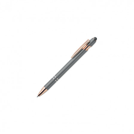 SCRIBBLE, Ручка зі стилусом з деталями з рожевого золота, Ø1x14.3 см під нанесення зображення