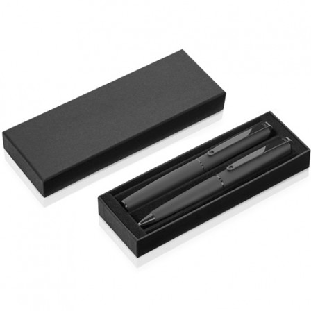 DUO UMA ETUI, Футляр двосекційний зі знімною кришкою та W-подібною вставкою для 1–2 письмових приладів, 177 мм