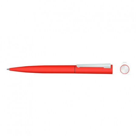 BRUSH GUM, Ручка кулькова з матовим покриттям Soft-Touch, метал