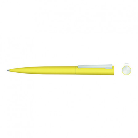 BRUSH GUM, Ручка кулькова з матовим покриттям Soft-Touch, метал