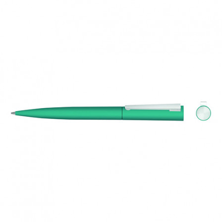 BRUSH GUM, Ручка кулькова з матовим покриттям Soft-Touch, метал