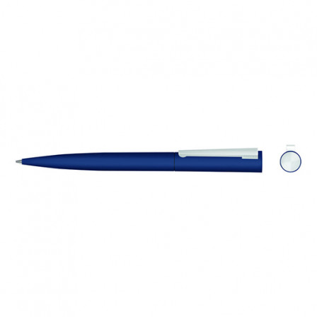BRUSH GUM, Ручка кулькова з матовим покриттям Soft-Touch, метал