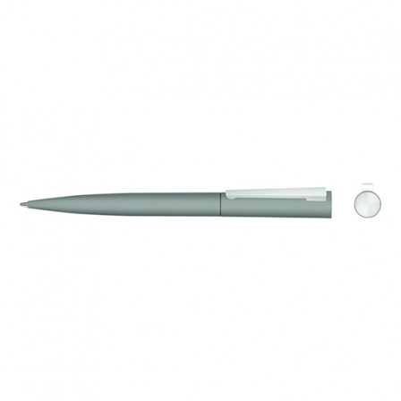 BRUSH GUM, Ручка кулькова з матовим покриттям Soft-Touch, метал
