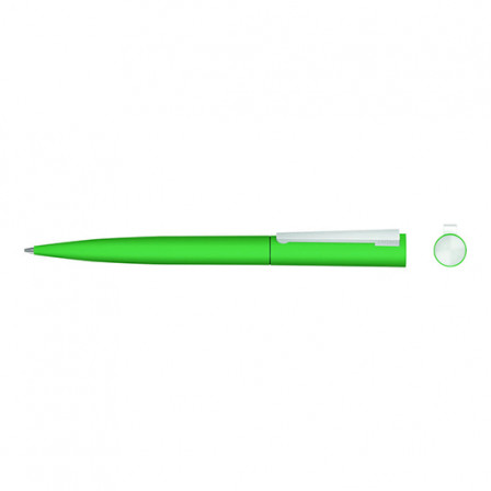 BRUSH GUM, Ручка кулькова з матовим покриттям Soft-Touch, метал