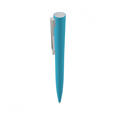 BRUSH GUM, Ручка кулькова з матовим покриттям Soft-Touch, метал