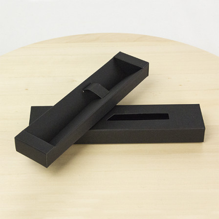 NOA, Футляр картонний для ручки, чорний, 180х40х20 мм під нанесення зображення