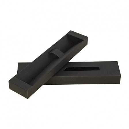 NOA, Футляр картонний для ручки, чорний, 180х40х20 мм під нанесення зображення