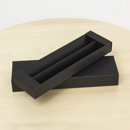 NEO, Футляр картонний для 2-х ручок, чорний, 170х51х21 мм під нанесення зображення