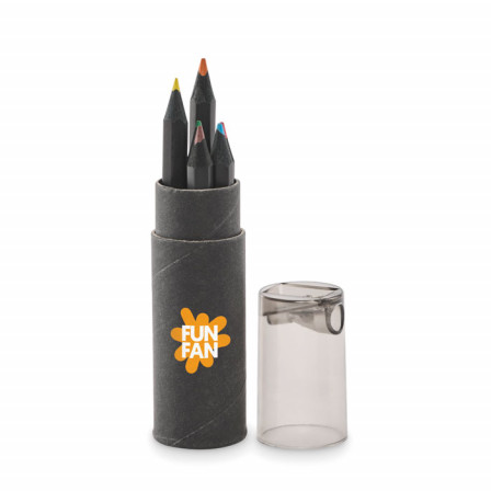 NEGRO, Набір кольорових олівців у тубусі, Ø2,7x10,4 cм