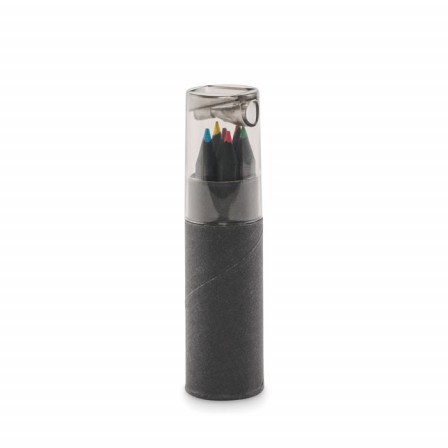 NEGRO, Набір кольорових олівців у тубусі, Ø2,7x10,4 cм