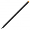 Олівець простий з гумкою, BLACK STRIPE, Ø7x190 мм Помаранчевий