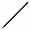 Олівець простий з гумкою, BLACK STRIPE, Ø7x190 мм Блакитний