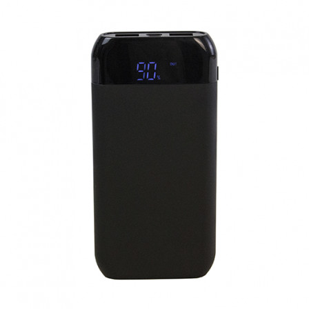Зарядний пристрій TURKS на 10000Mah, 37W з бездротовою зарядкою 15W та підсвідкою лого білого кольору