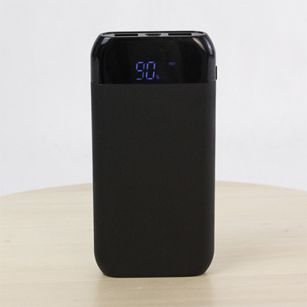 Зарядний пристрій TURKS на 10000Mah, 37W з бездротовою зарядкою 15W та підсвідкою лого білого кольору