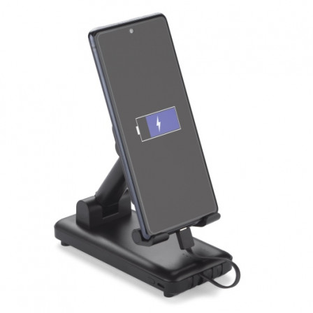 Павербанк 10000 mAh WORKPAD10 з 4 кабелями під нанесення зображення