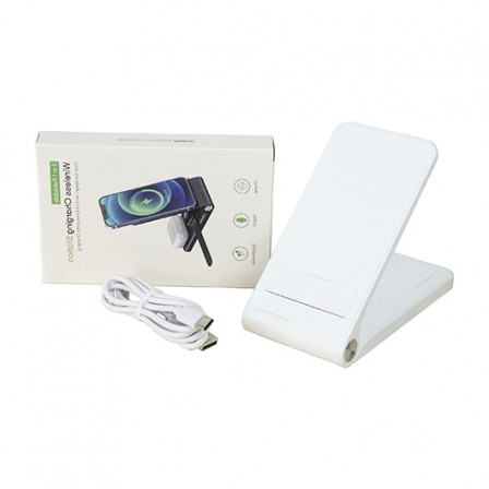 Зарядний пристрій 3-в-1 ROXET, пластик під нанесення зображення