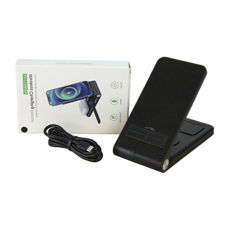 Зарядний пристрій 3-в-1 ROXET, пластик під нанесення зображення