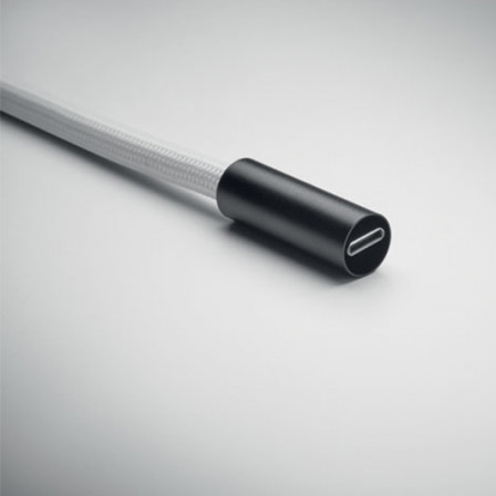 COCHARGE, Еко-ремінець 2-в-1 з кабелем USB-C до USB-C (60 W) та карабіном для ключів, 120 см