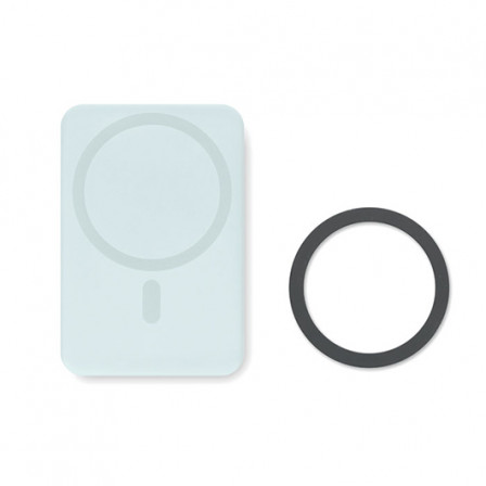 DOUBLETIC, Зарядний пристрій магнітний бездротовий 5000 mAh (15W), 9,2x6,2x1,3 см