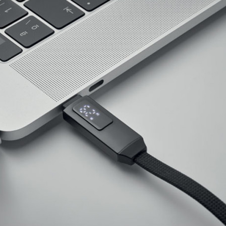 KEYSTO, Брелок з кабелем для зарядки і передачі даних потужністю 60W, 16 см