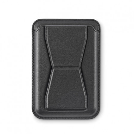 LEAMAG, Картхолдер-підставка з MagSafe, екошкіра, 6,5x9,5x1 см під нанесення зображення