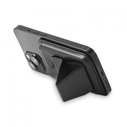 LEAMAG, Картхолдер-підставка з MagSafe, екошкіра, 6,5x9,5x1 см під нанесення зображення