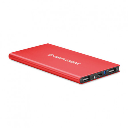 Зарядний пристрій POWERFLAT8 на 8000 mAh, метал