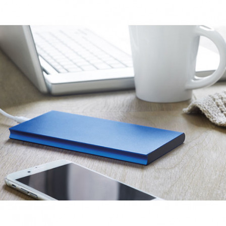 POWERFLAT8, Павербанк на 8000 mAh, метал під нанесення зображення