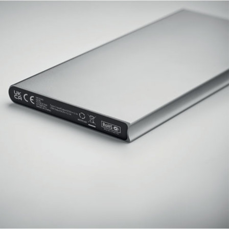 POWERFLAT8C, Павербанк 8000 mAh, перероблений алюміній