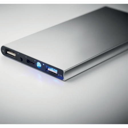 POWERFLAT8C, Павербанк 8000 mAh, перероблений алюміній