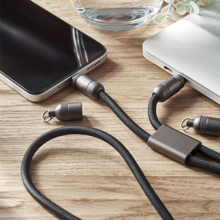 SHAKA, Ремінець для телефону з кабелем 60W, 100 см під нанесення зображення