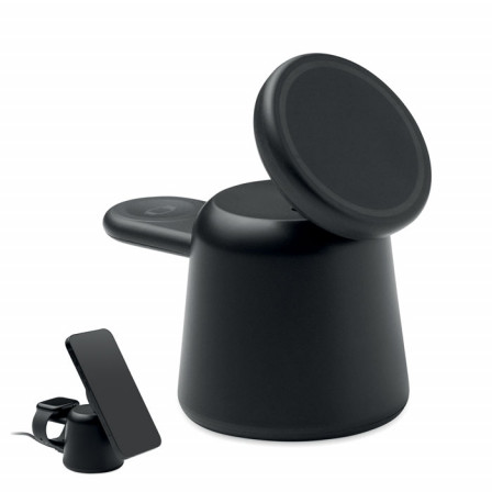 SIMPA, Бездротовий зарядний пристрій 3-в-1 (15W), 10,2x7,1x12 см