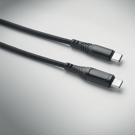 TYPSO, Зарядний кабель типу C, 100W, 1 м під нанесення зображення