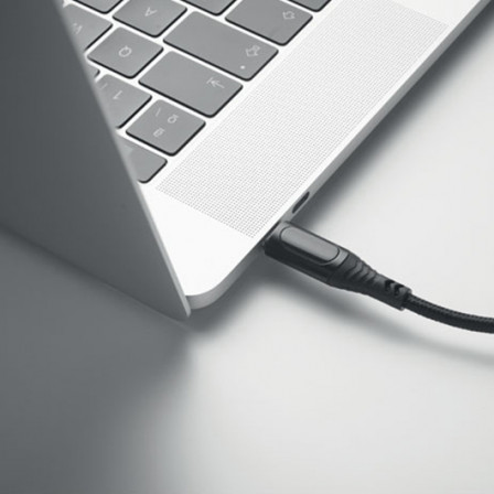 TYPSO, Зарядний кабель типу C, 100W, 1 м під нанесення зображення