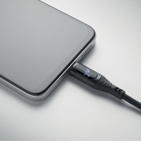 TYPSO, Зарядний кабель типу C, 100W, 1 м під нанесення зображення