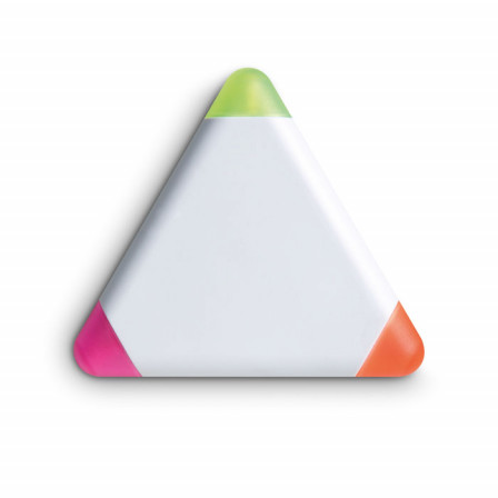 TRIANGULO, Ергономічний маркер-хайлайтер (3 кольори), 7,5x7,5x1,3 см