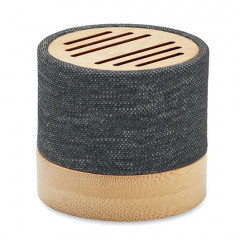 BOOL, Бездротова колонка RPET & Bamboo, Ø6,1x5,3 см