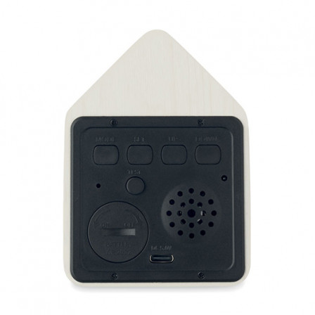 CUCKOO, Годинник-зозуля настільний з LED-дисплеєм в сучасному стилі, 7,3x6,7x9,9 см