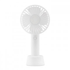 DINI, Вентилятор-USB 2-в-1 акумуляторний зі знімною підставкою, 3 швидкості, акумулятор 2000 mAh