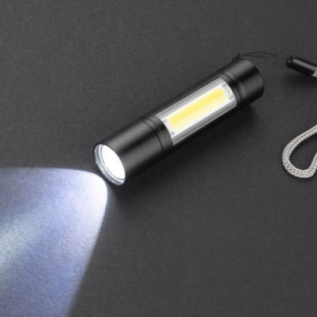 Ліхтарик WALKER акумуляторний, LED+USB+Rechargable під нанесення зображення