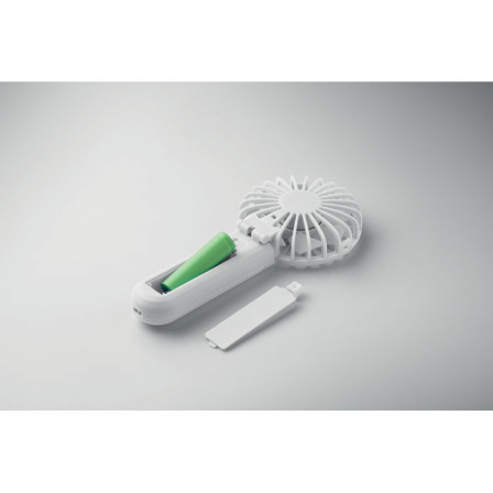 IBERA, Вентилятор-USB 2-в-1 портативний складаний, 3 швидкості, акумулятор 500 mAh, ABS-пластик