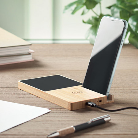 SIBIT, Настільний нагрівач для горнятка з бездротовой зарядкой 2-в-1, 9,7x18,4x1,4 см