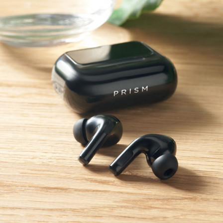 SILENCIO, Бездротові стереонавушники-вкладиші True Wireless Stereo (TWS) 5.0 з ABS-пластику (3 mAh ) з ANC/ENC та мікрофоном, 6x4,7x0,22 см