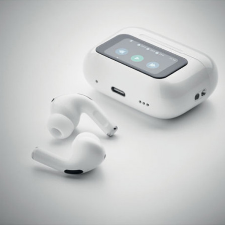 SILENCIO, Cтереонавушники ABS TWS (TWS) 5.0, 6x4,7x0,22 см під нанесення зображення