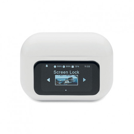 SILENCIO, Cтереонавушники ABS TWS (TWS) 5.0, 6x4,7x0,22 см під нанесення зображення