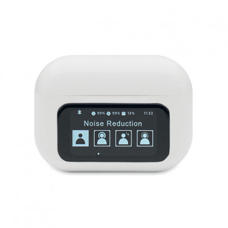 SILENCIO, Cтереонавушники ABS TWS (TWS) 5.0, 6x4,7x0,22 см під нанесення зображення