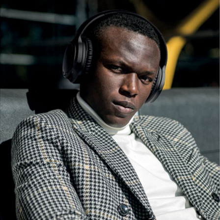 SILENT, Бездротові навушники ANC зі складаною конструкцією, 17,5x8x20 см під нанесення зображення